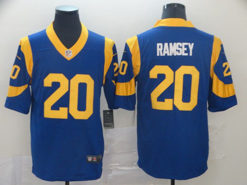 Men Los Angeles Rams 20 Ramsey Blue Nike Vapor Untouchable Limited Player NFL Jerseys